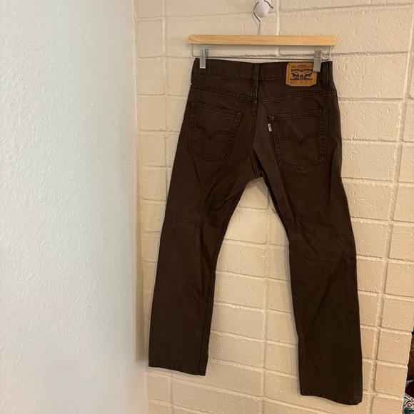 Levi’s 513 jeans in brown - Picture 4 of 4